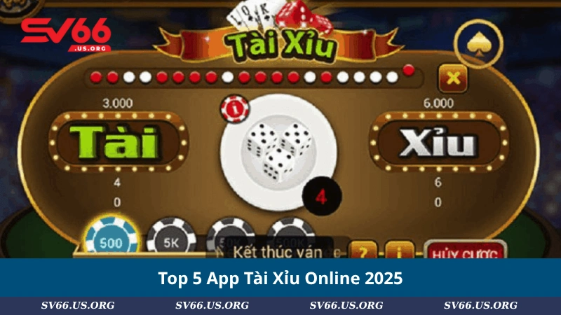Top 5 App Tài Xỉu Online 2025
